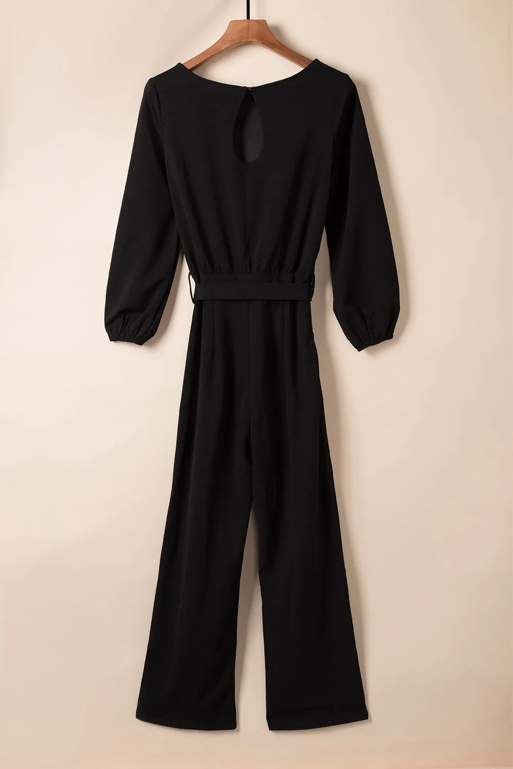 3 Elegant Tailored Tie Jumpsuit (S - 2X)