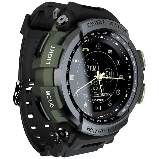 50 Meter Waterproof Sport Smartwatch with Bluetooth Call Remind for IOS