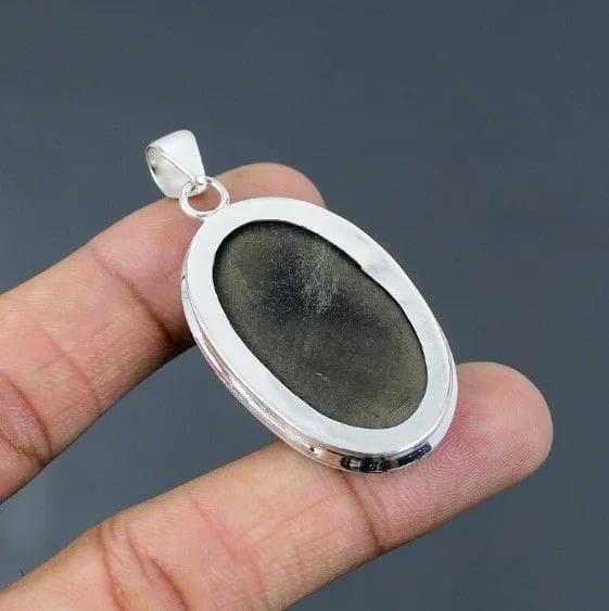 Abalone Shell 925 Sterling Silver Stylish Handmade Pendant