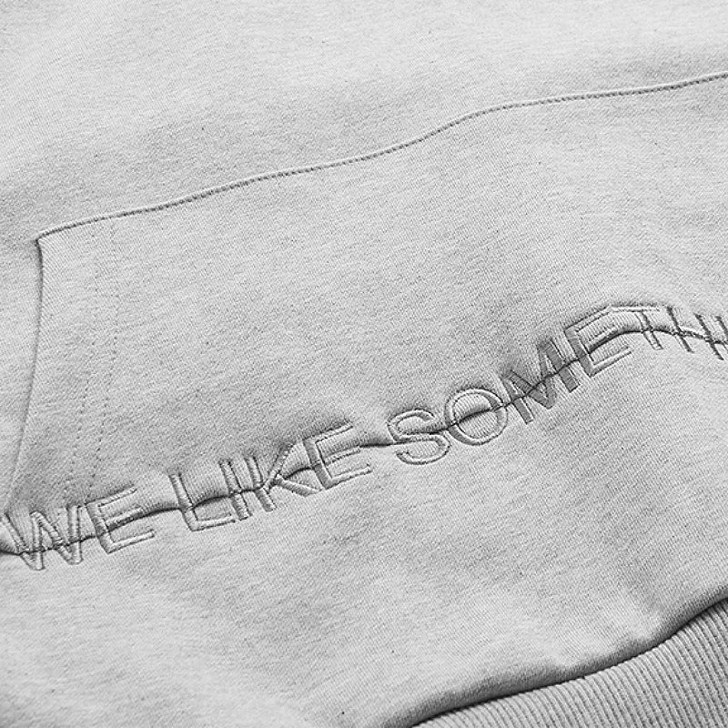 ADD Slogan Hoodie Grey