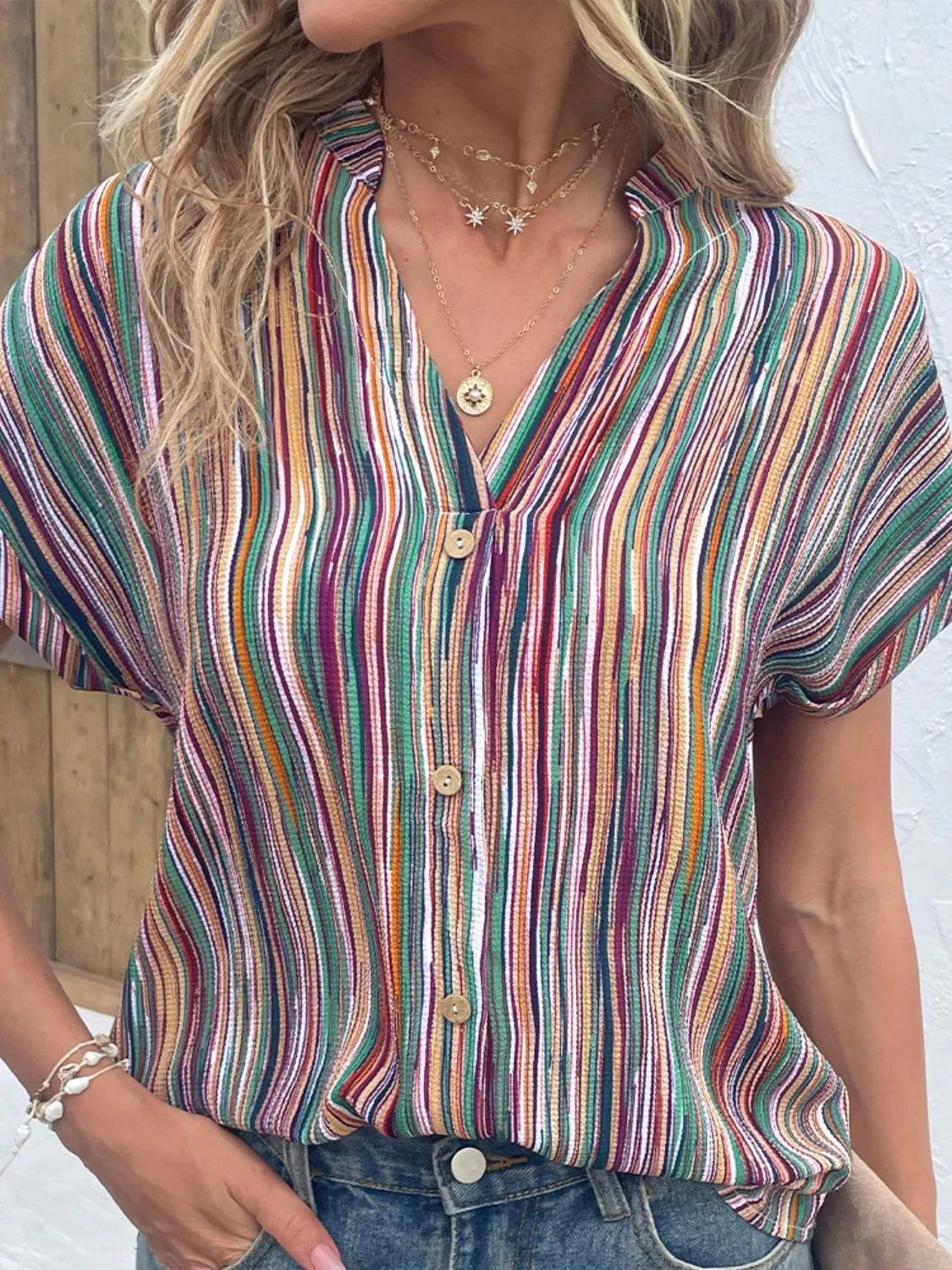 Annessa Striped Top