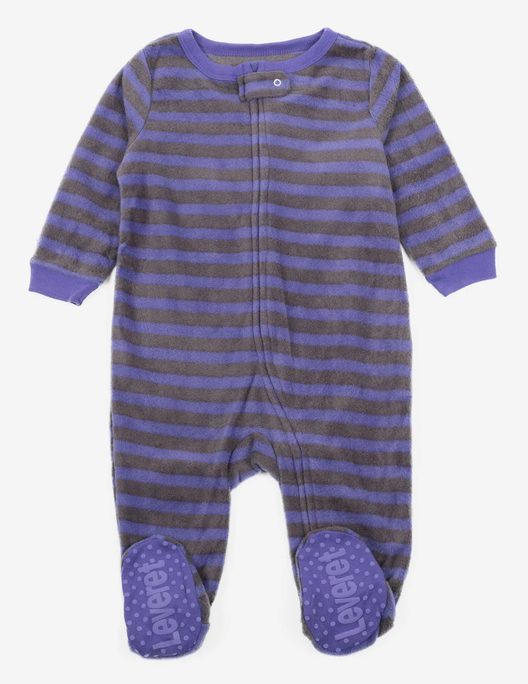 Baby Footed Fleece Striped Pajamas