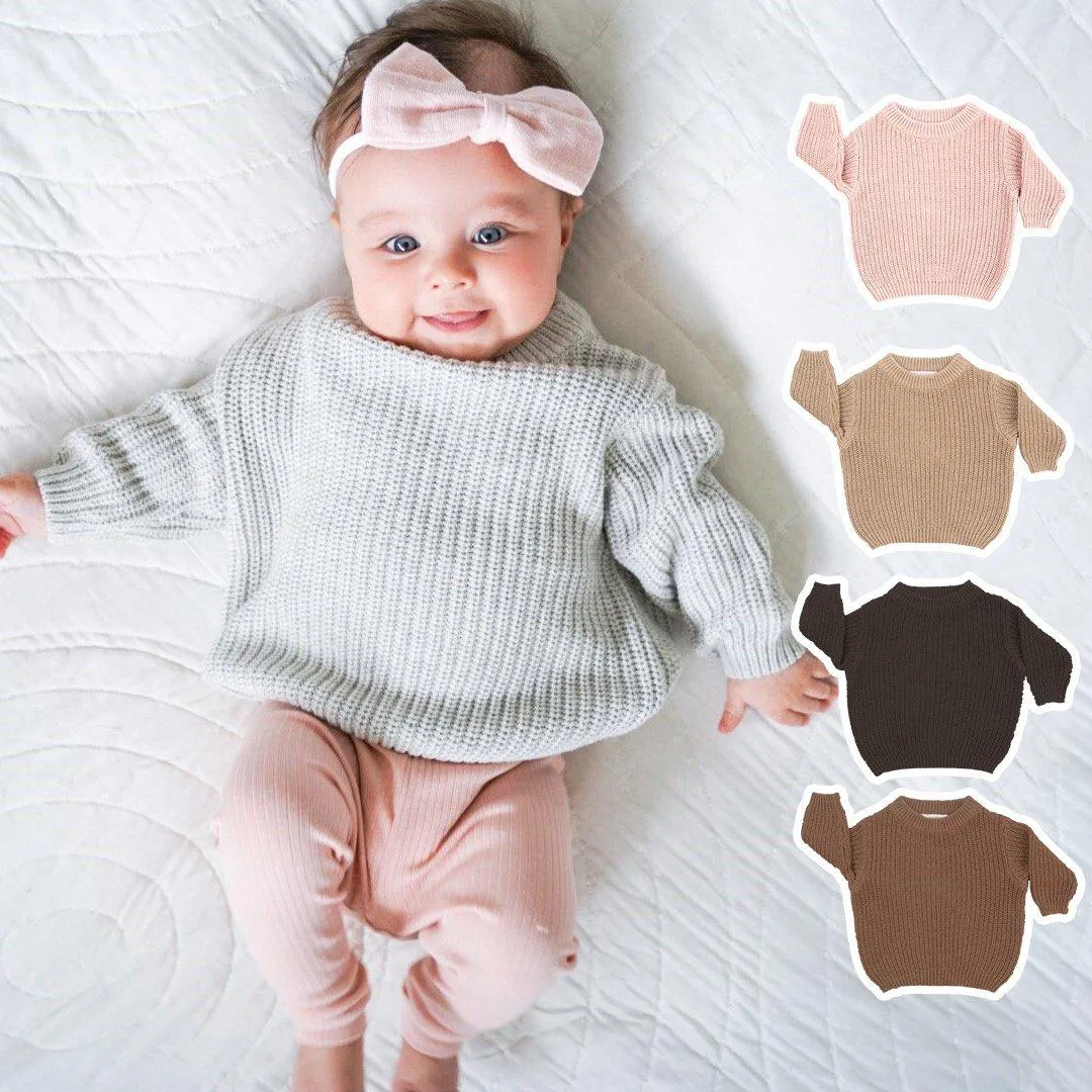 Baby Solid Color Sweater