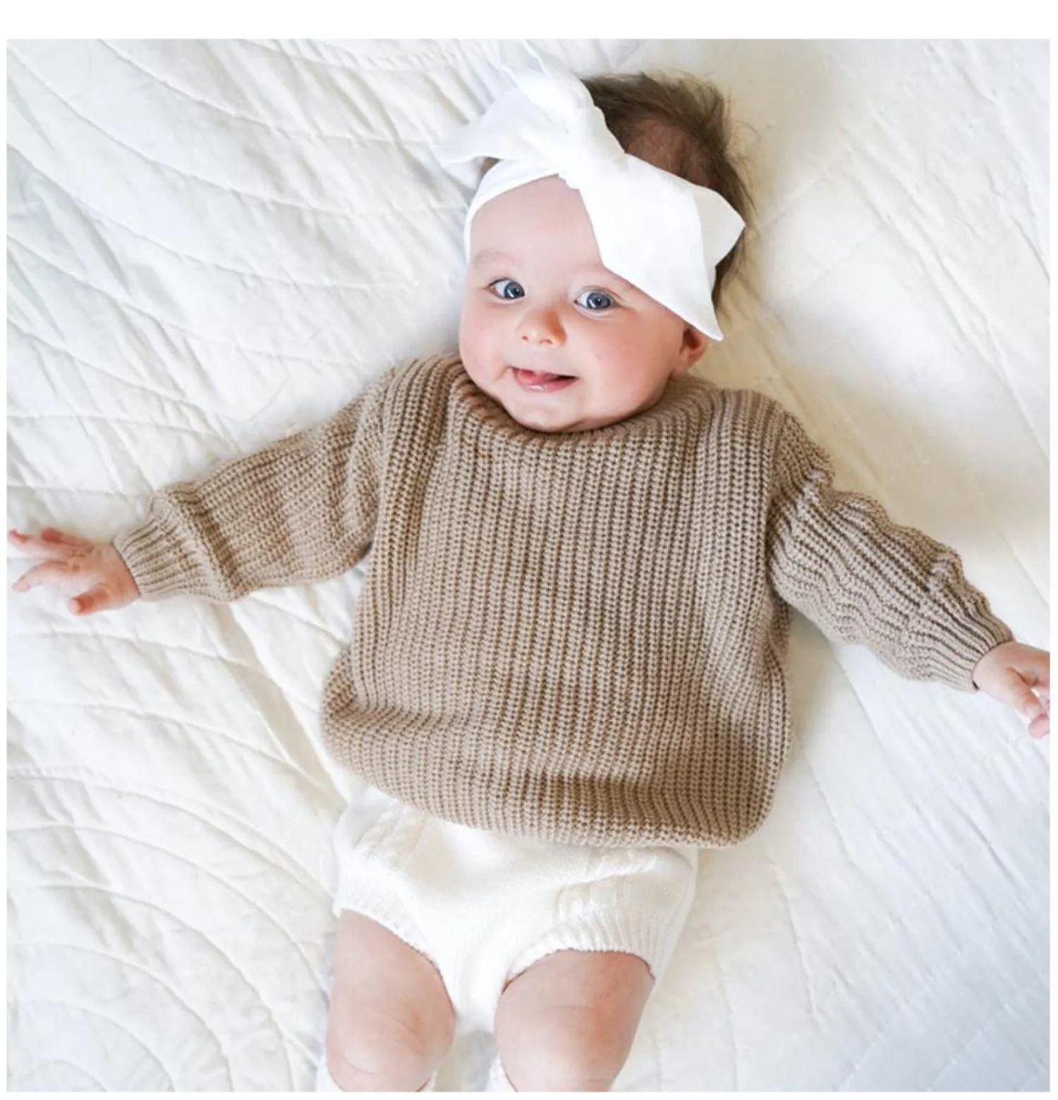 Baby Solid Color Sweater