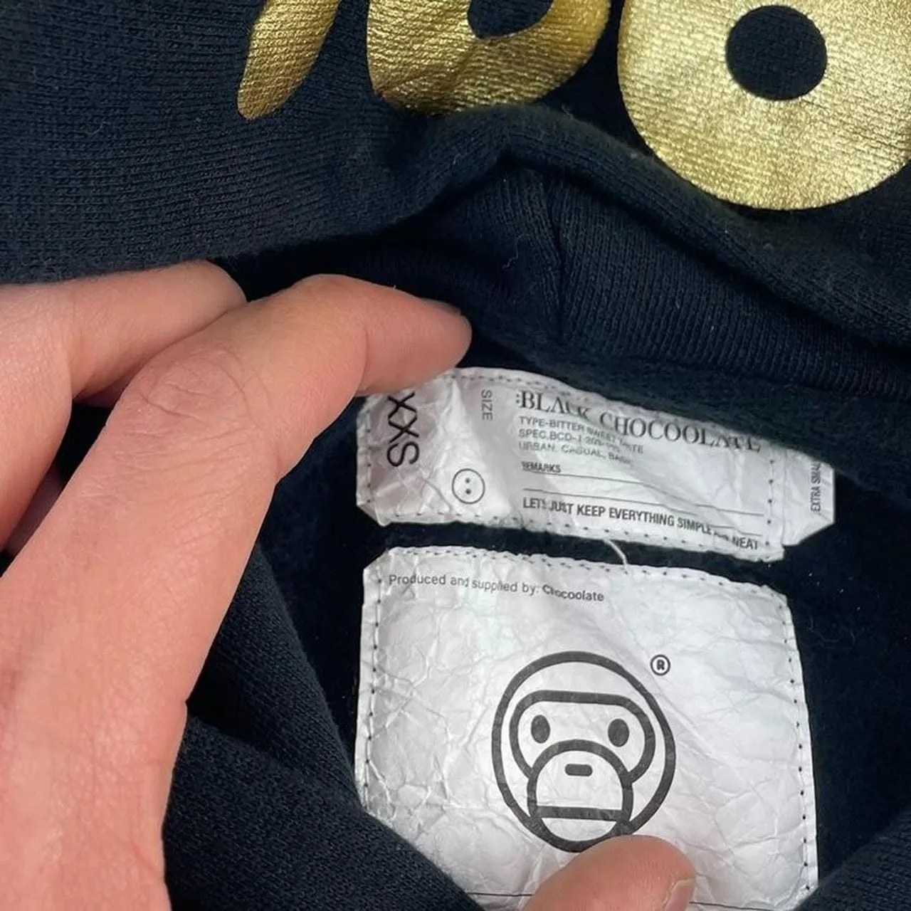 Bape hoodie size XXS