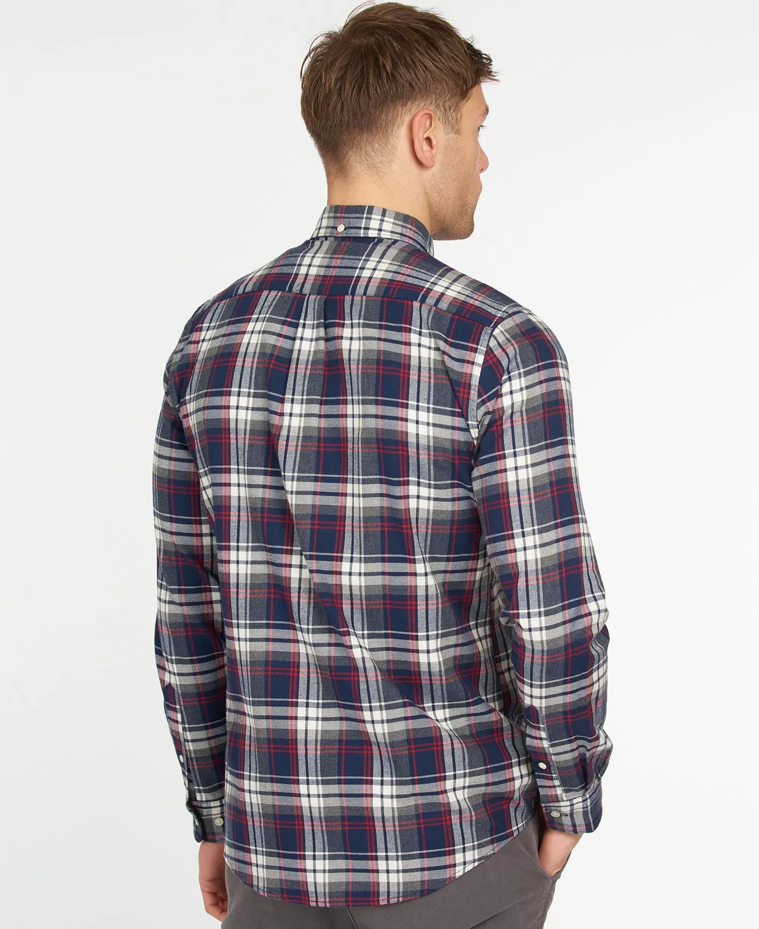 Barbour Crossfell Tailored Shirt - Navy