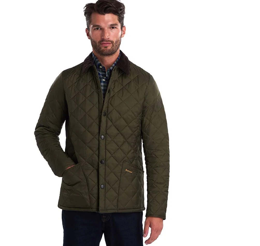 Barbour Men's Hertiage Liddesdale Diamond Quilted Jacket, Tailored Fit