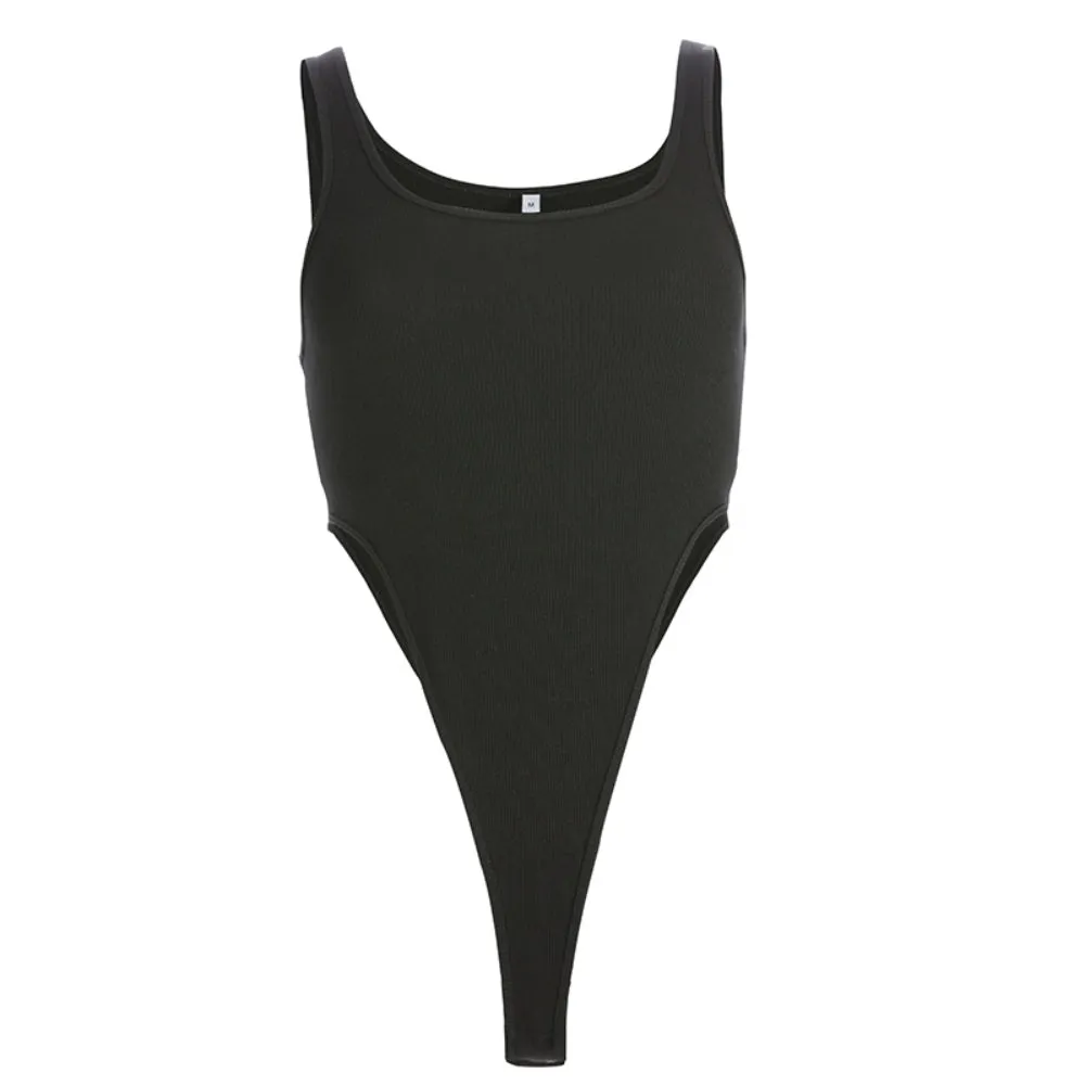 Basic Sleeveless Fitness Bodysuit