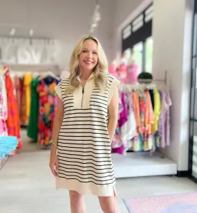 Beach Walks Striped Dress