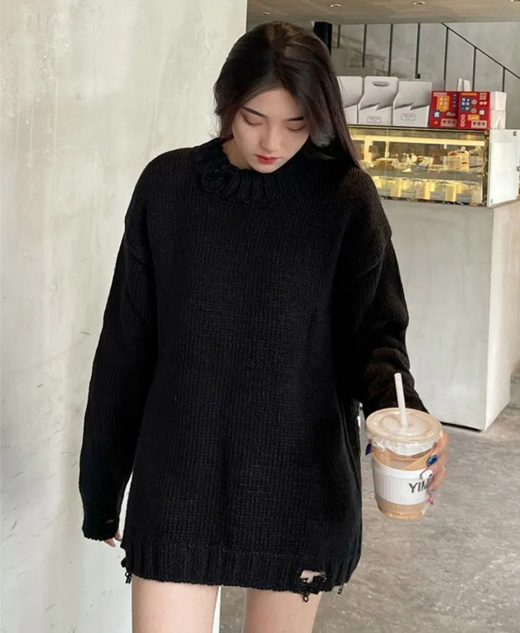 Black Skull Sweater  KF82960