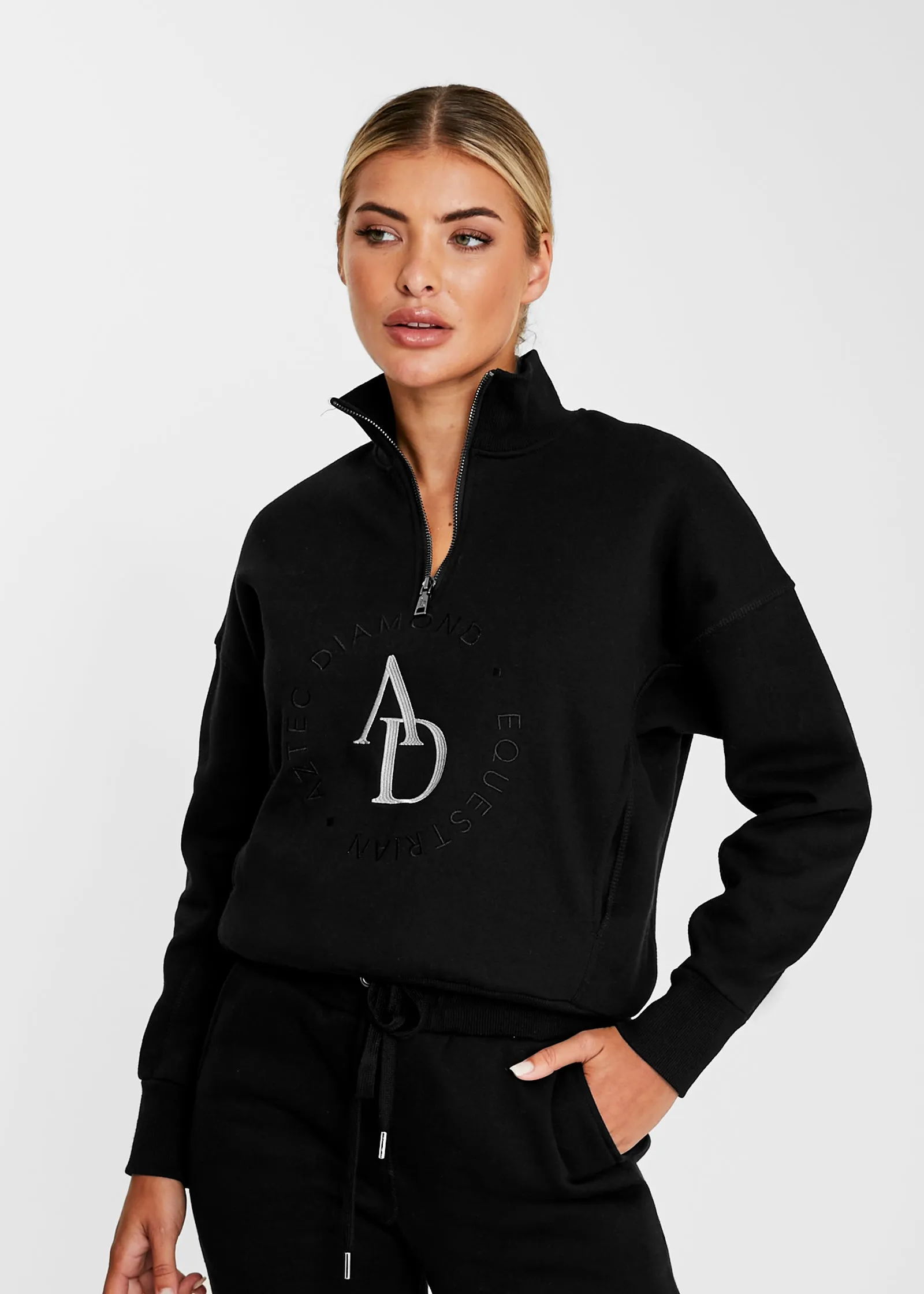 Black Zip Sweater