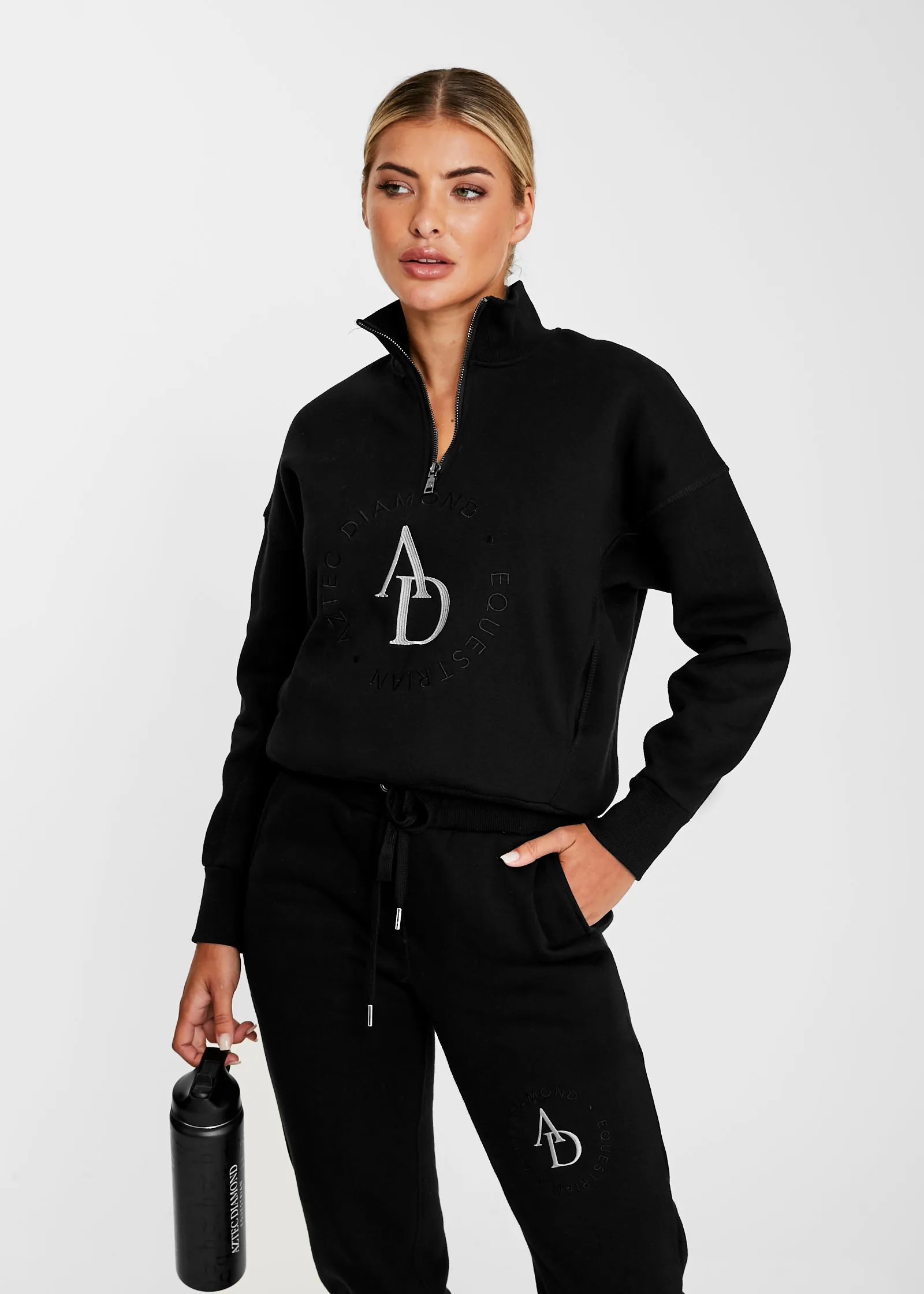 Black Zip Sweater