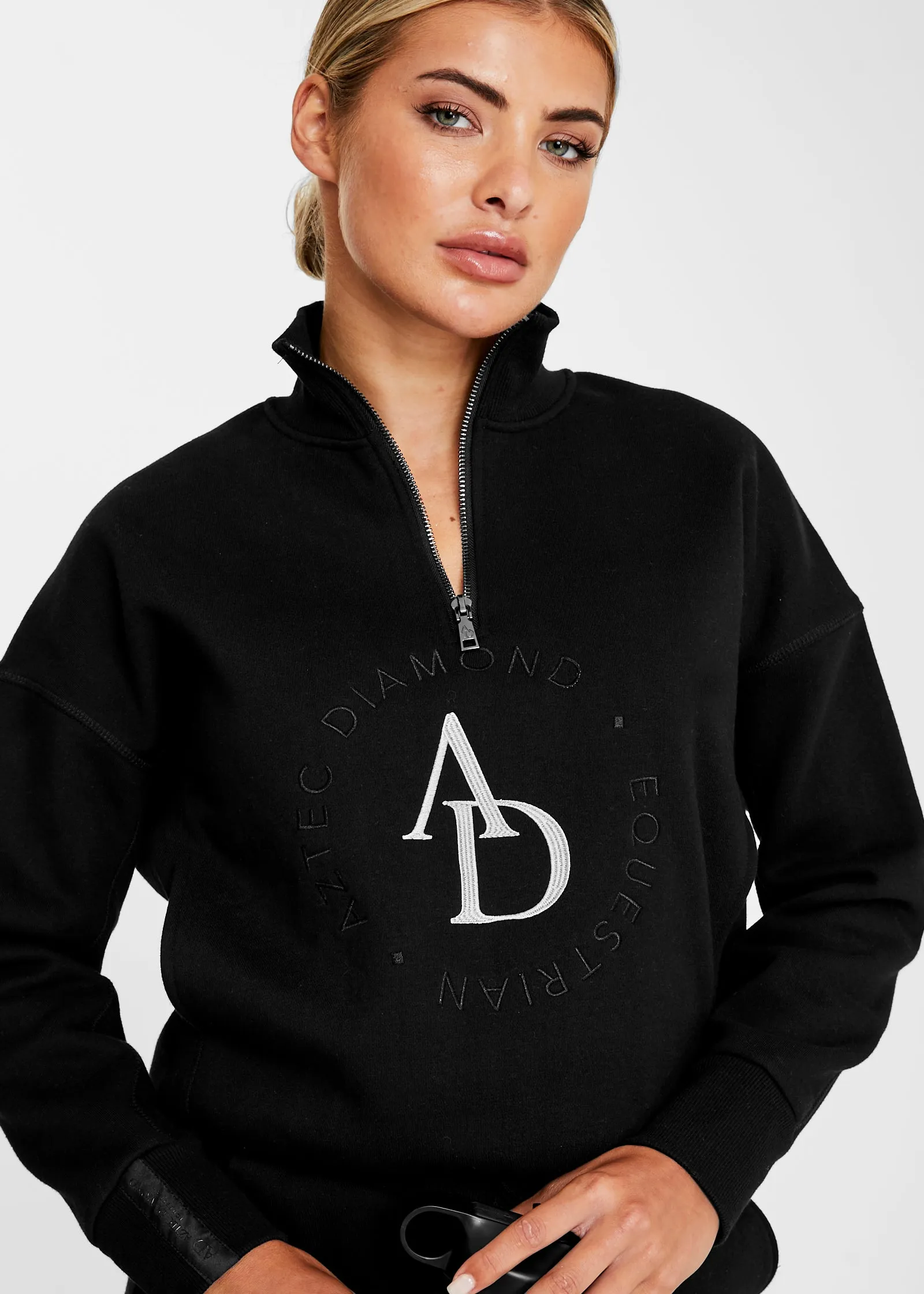 Black Zip Sweater