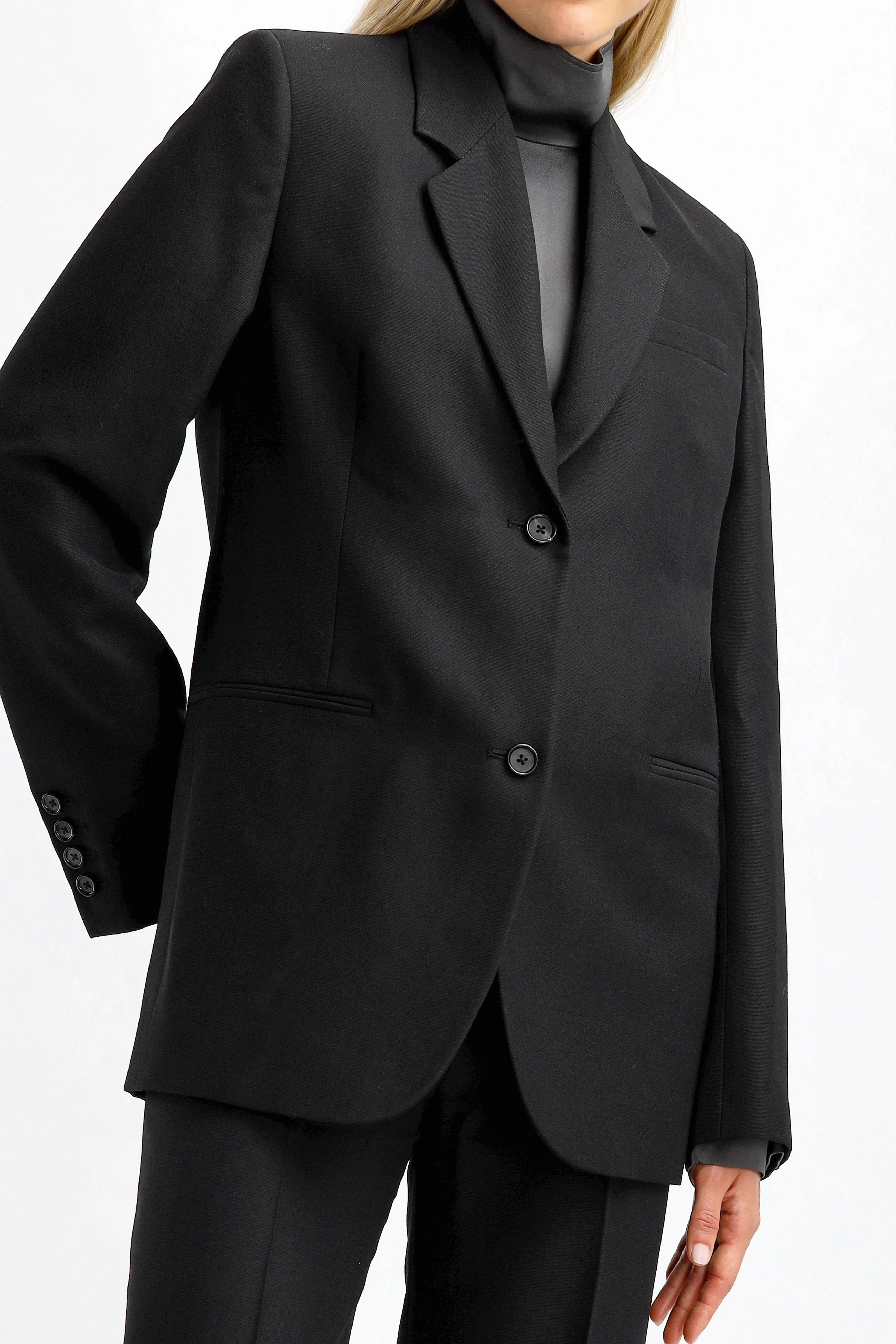 Blazer Tailored Suit in Schwarz