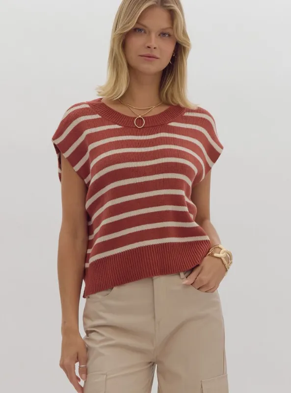 Brick Striped Top