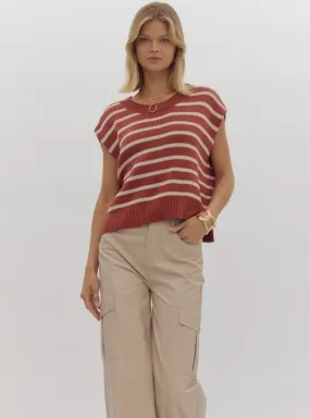 Brick Striped Top