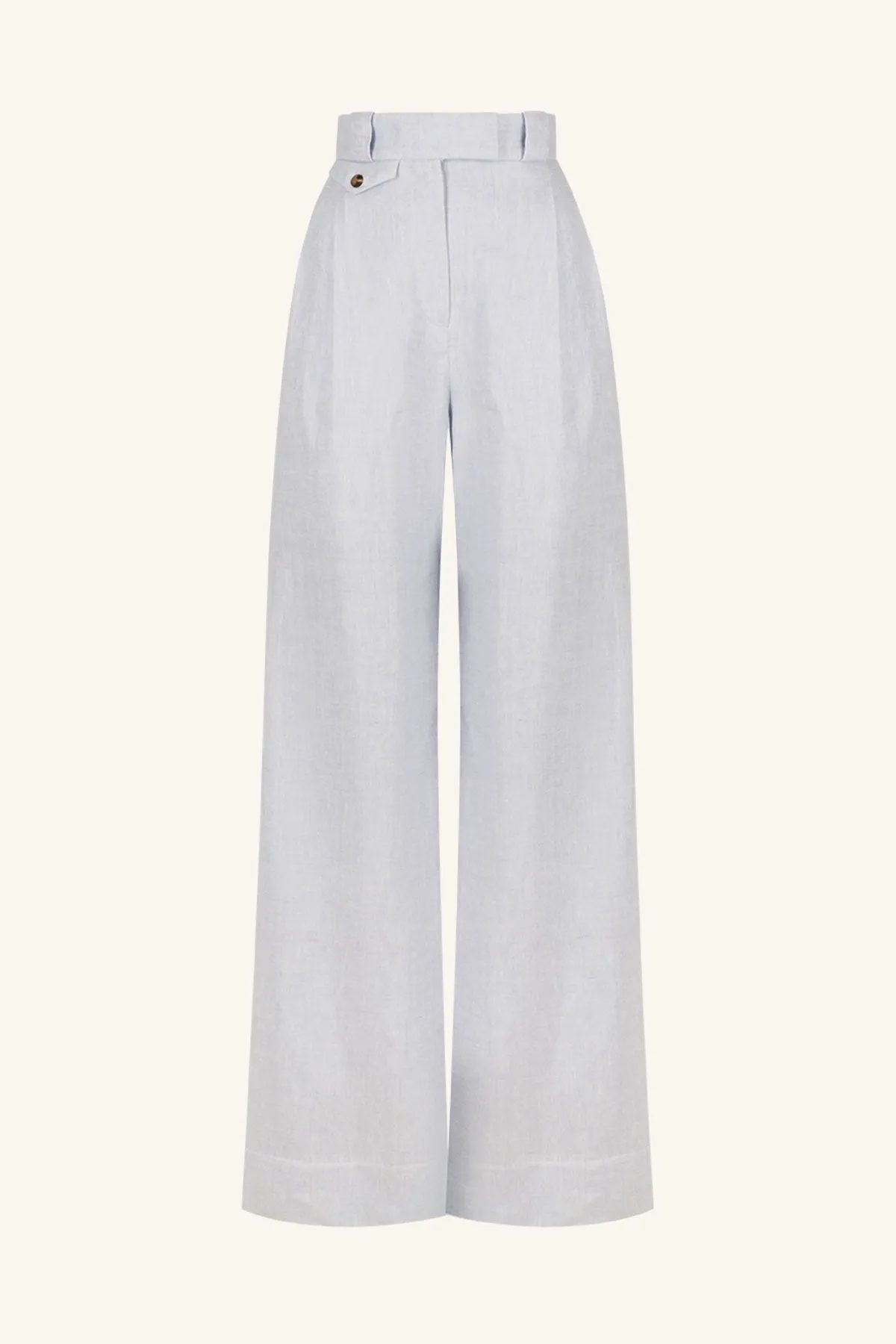 BRISA TAILORED WIDE LEG PANT - ICE BLUE