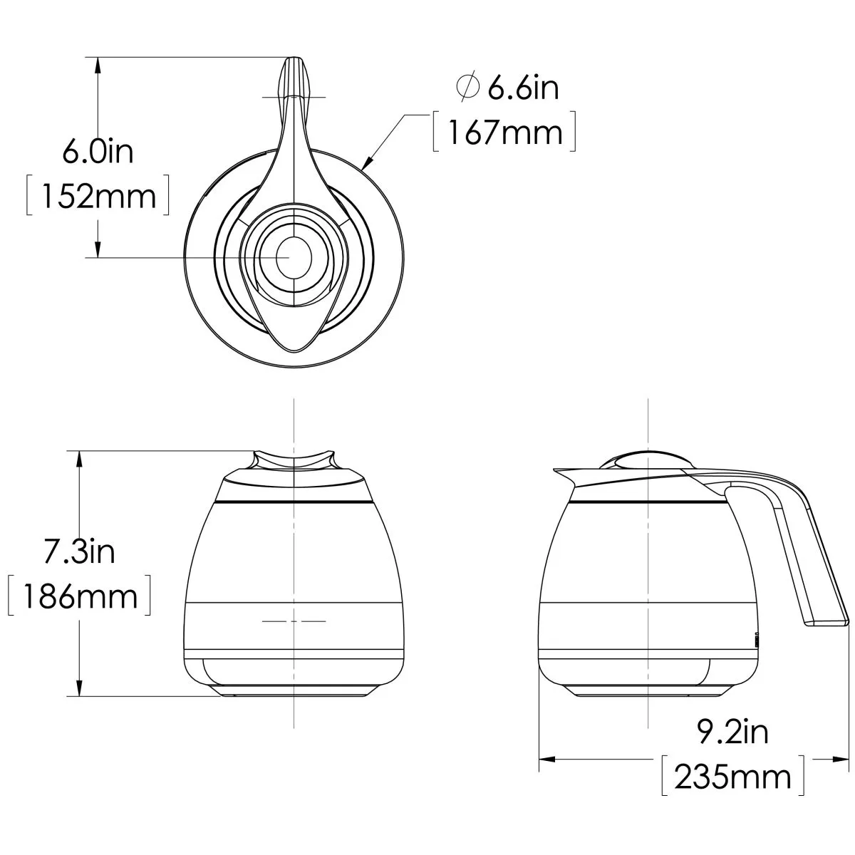 BUNN 64 oz. Thermal Coffee Server