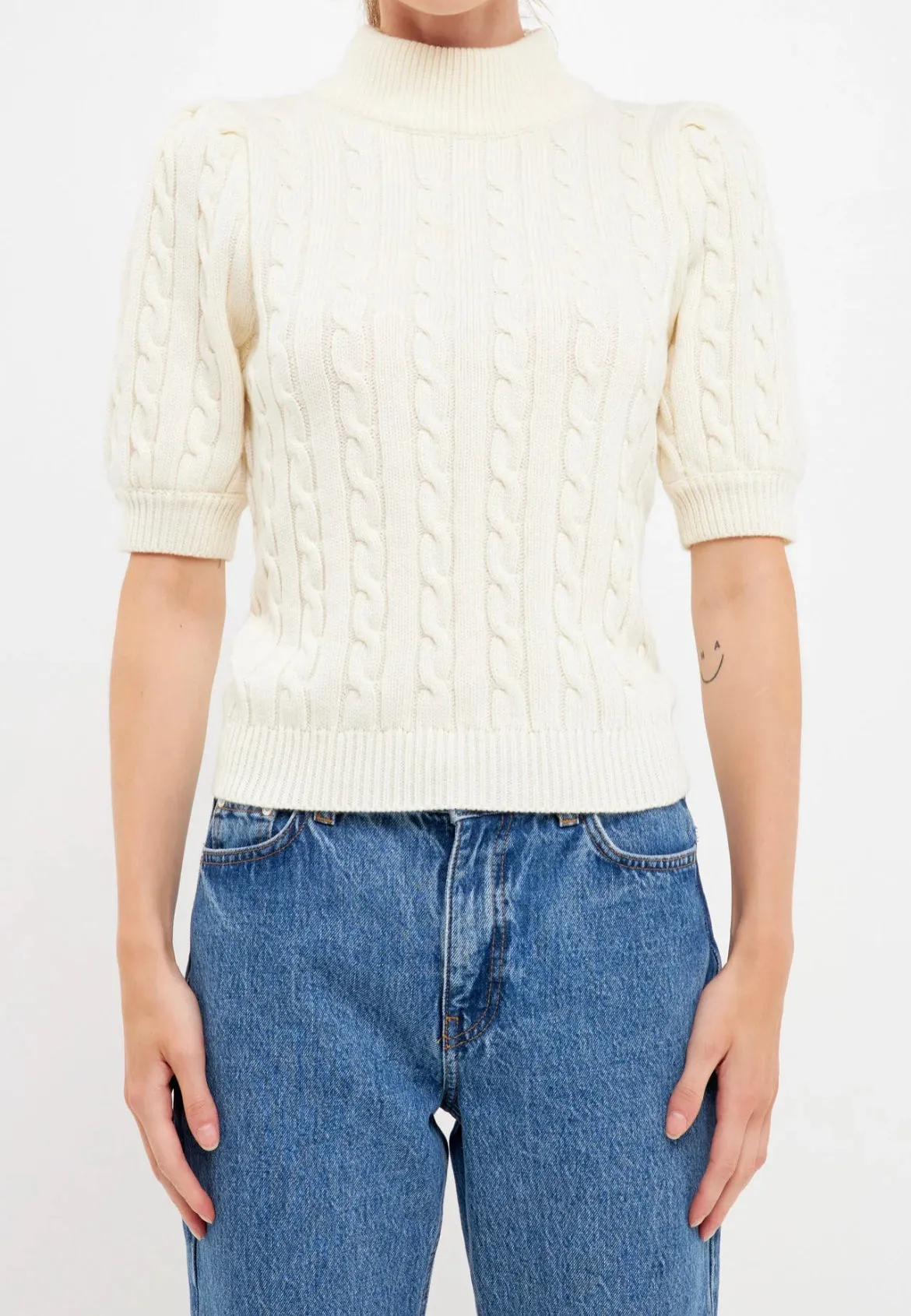 Cable-Knit Sweater