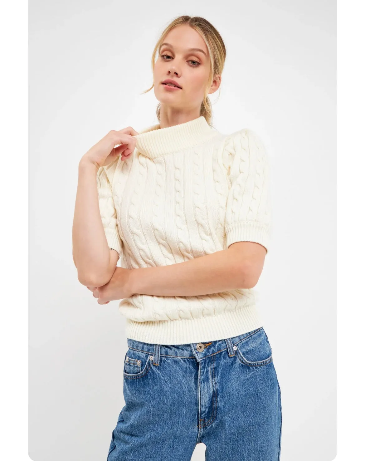 Cable-Knit Sweater