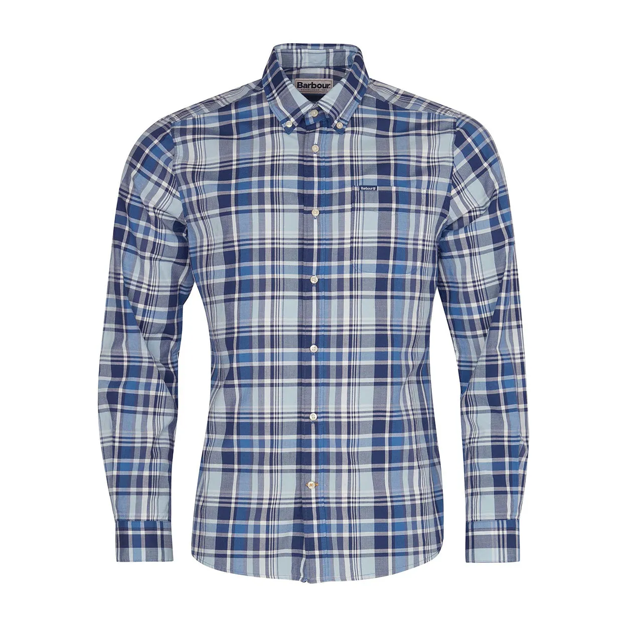 Camicia Barbour Elmwood Tailored Blu Multicolor