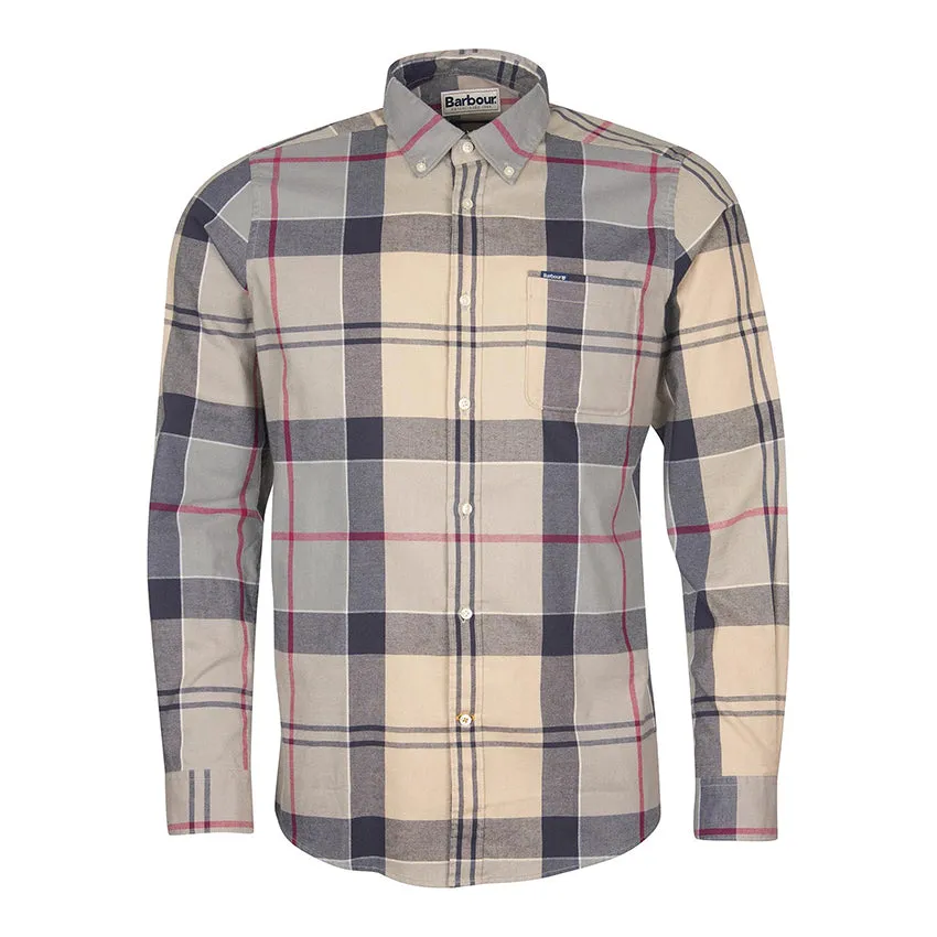 Camicia Uomo Barbour Glendale Tailored Beige Multicolor