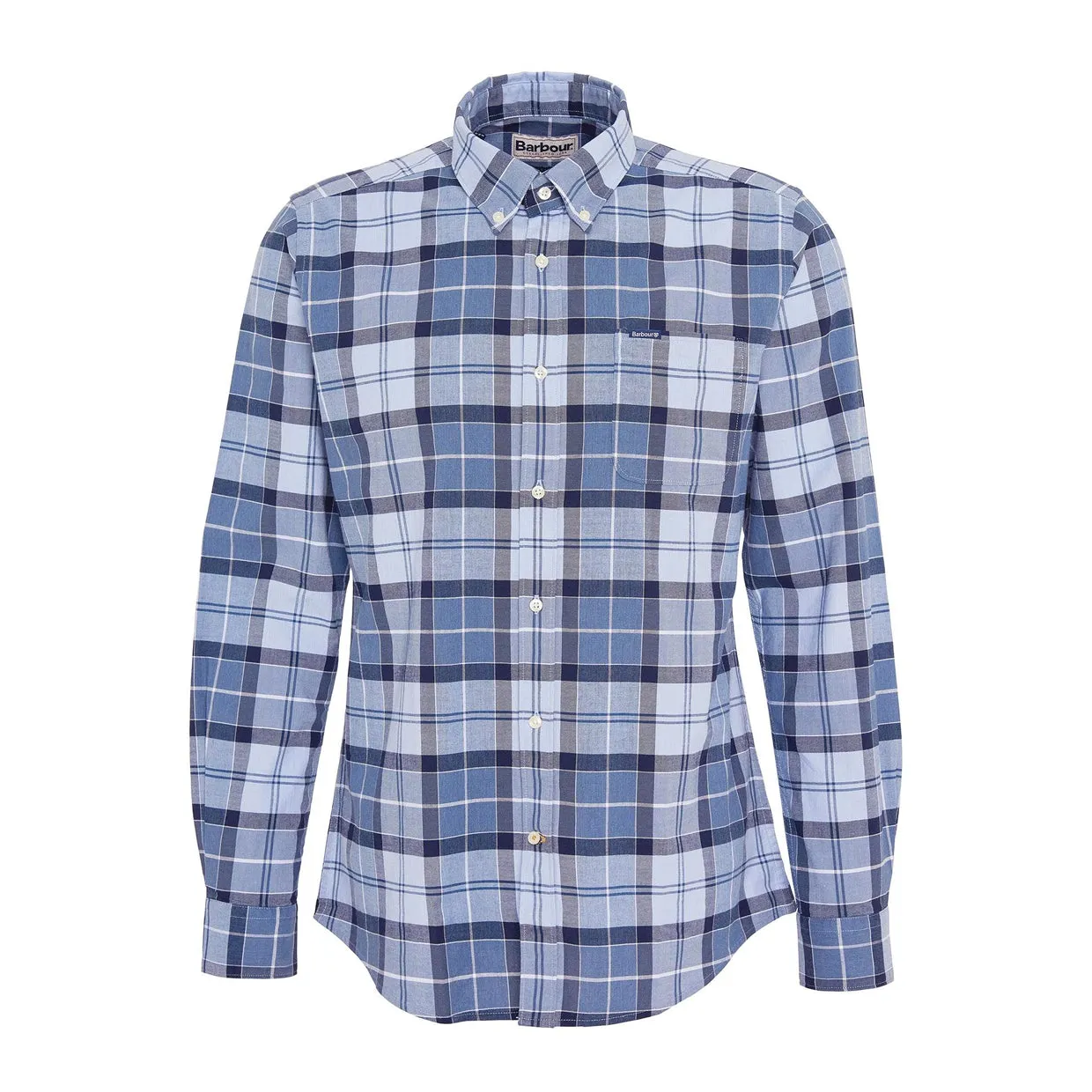 Camicia Uomo Barbour Lewis Tailored Blu Multicolor