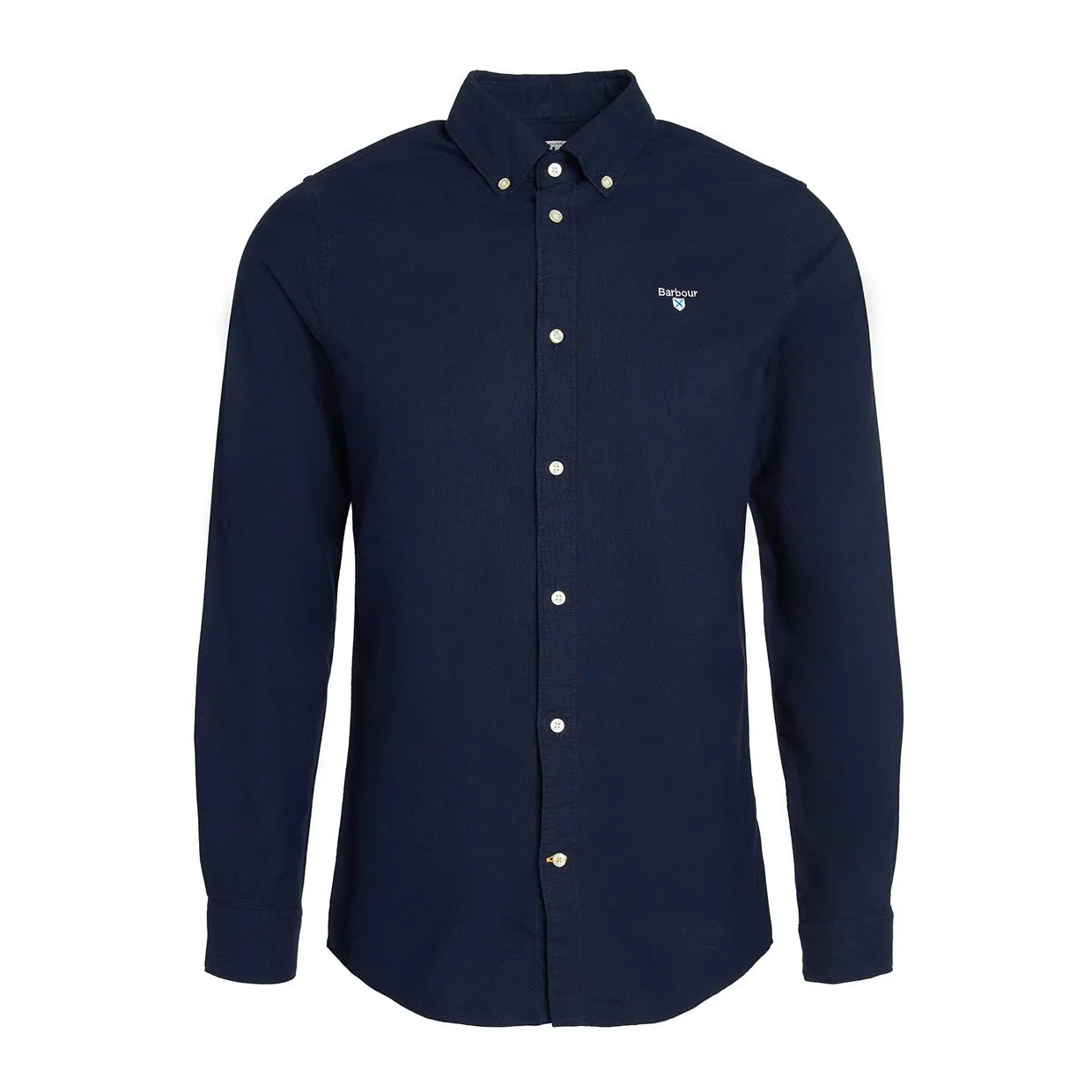 Camicia Uomo Barbour Oxford Tailored Blu