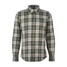 Camicia Uomo Barbour Wetheram Tailored Verde Multicolor