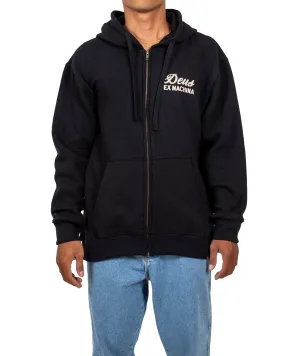 CANGGU ZIP HOODIE - BLACK