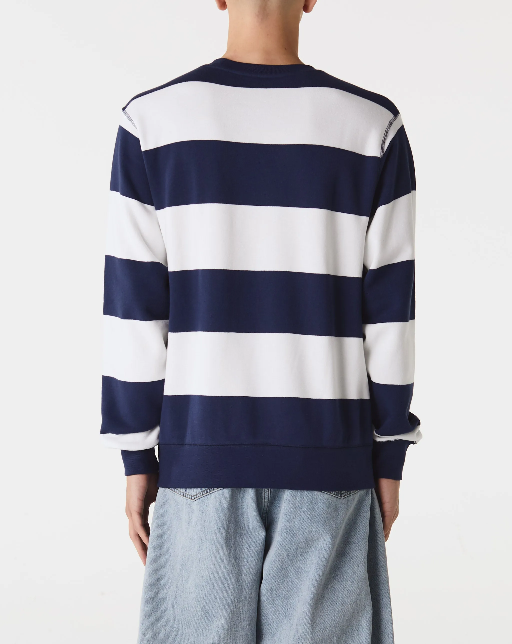 Club Fleece Striped Crewnck