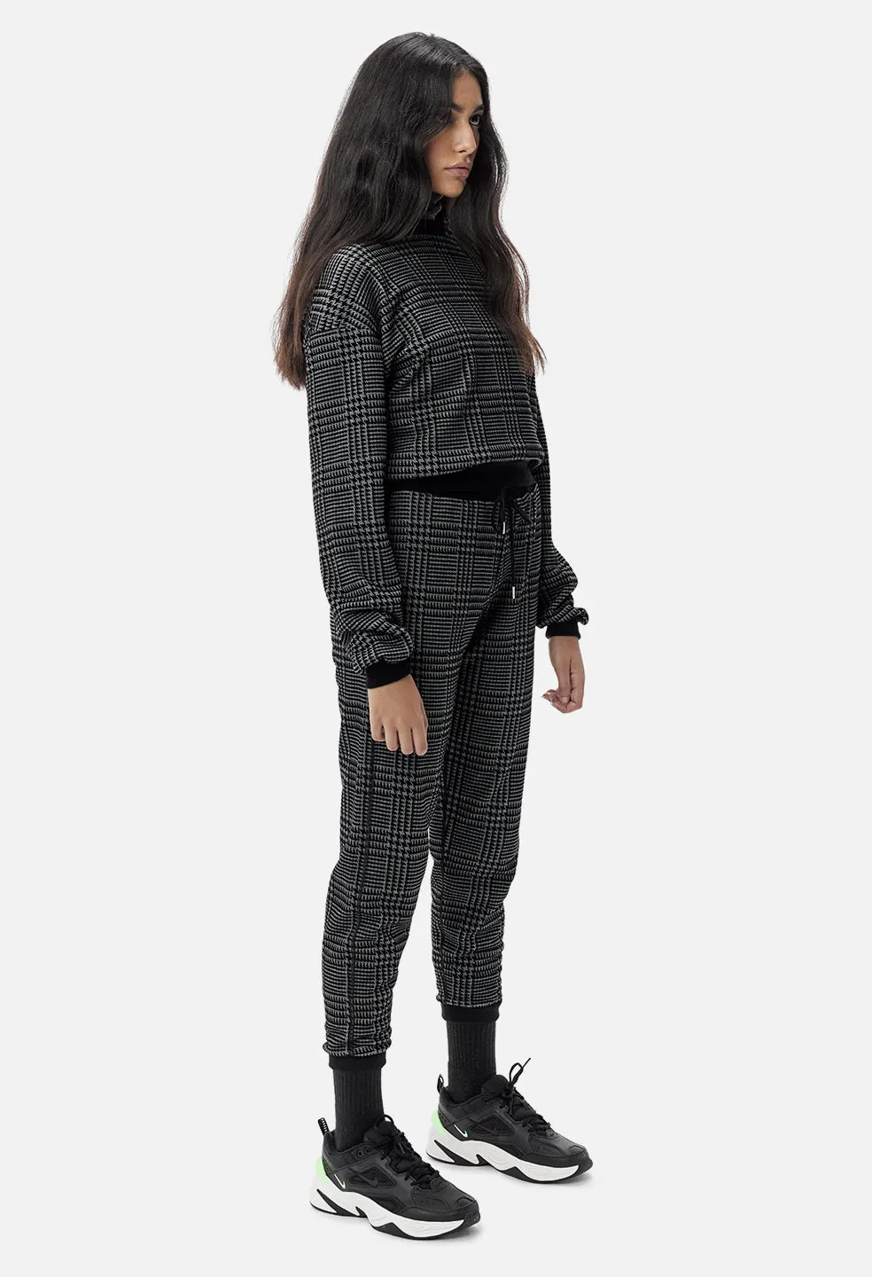 Cofer Hoodie / Houndstooth Charcoal