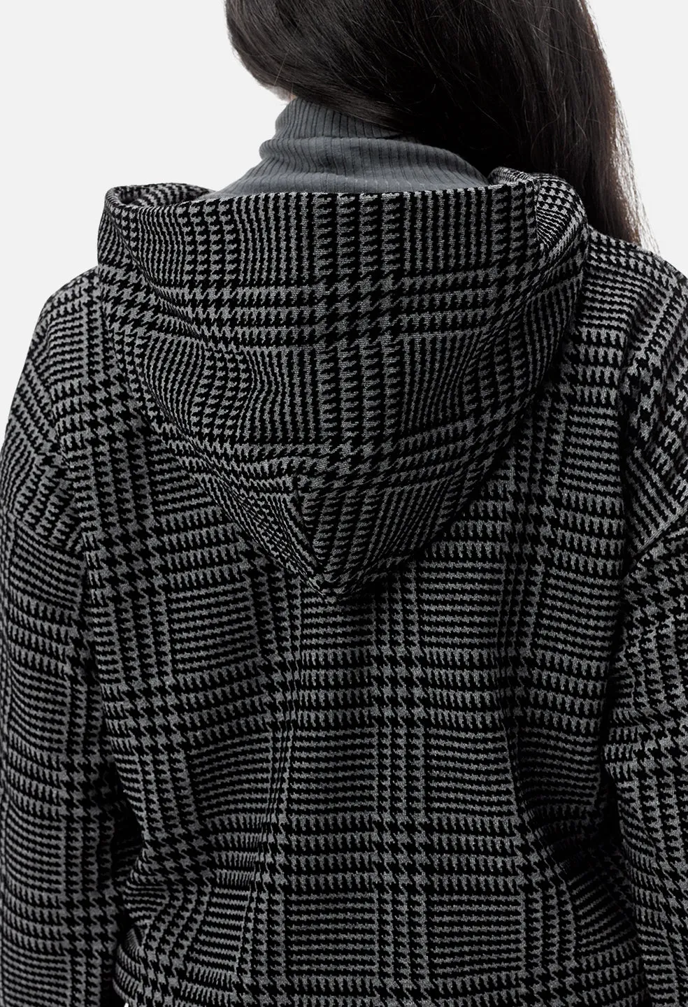 Cofer Hoodie / Houndstooth Charcoal