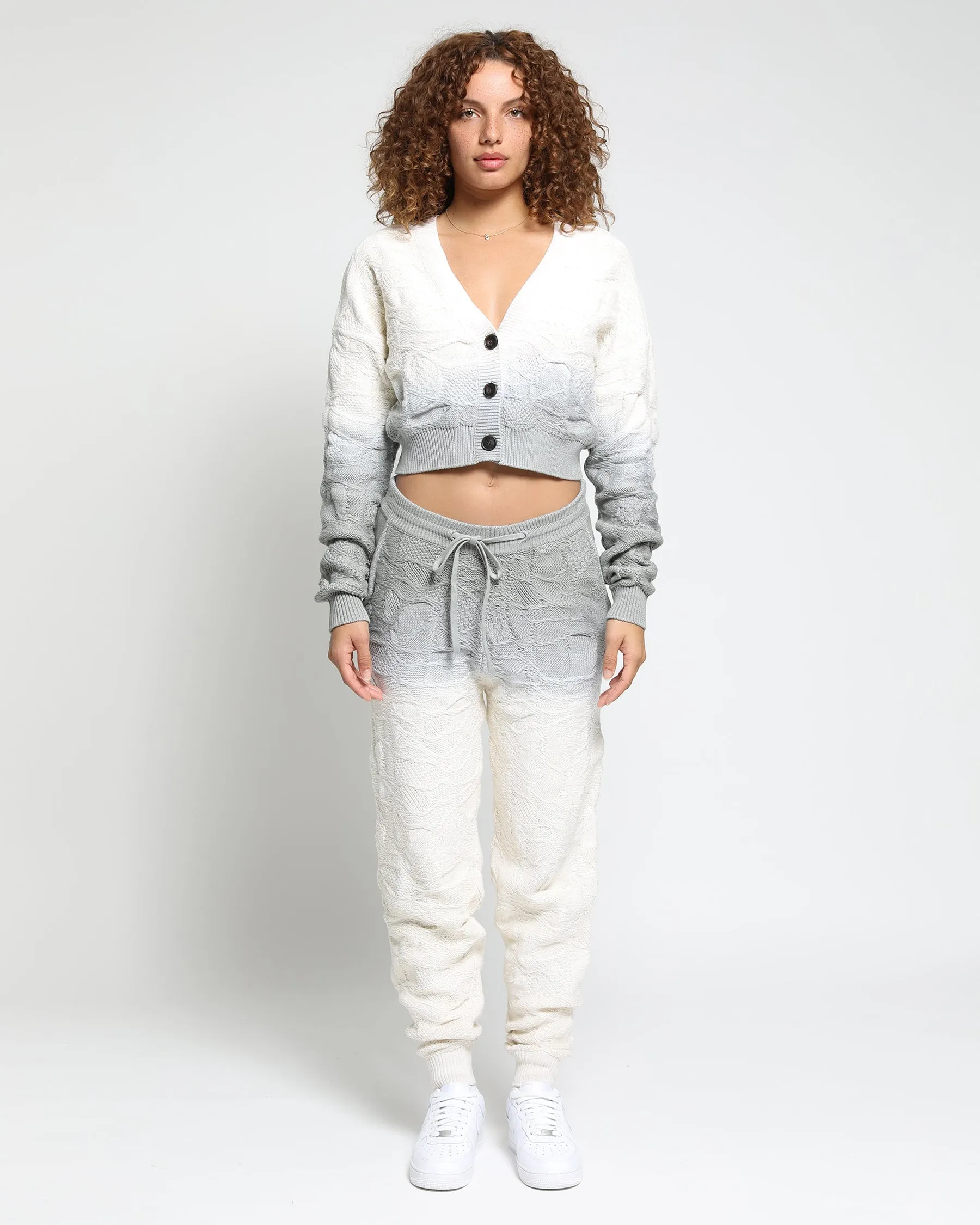 Crossover Netting Sweater Joggers