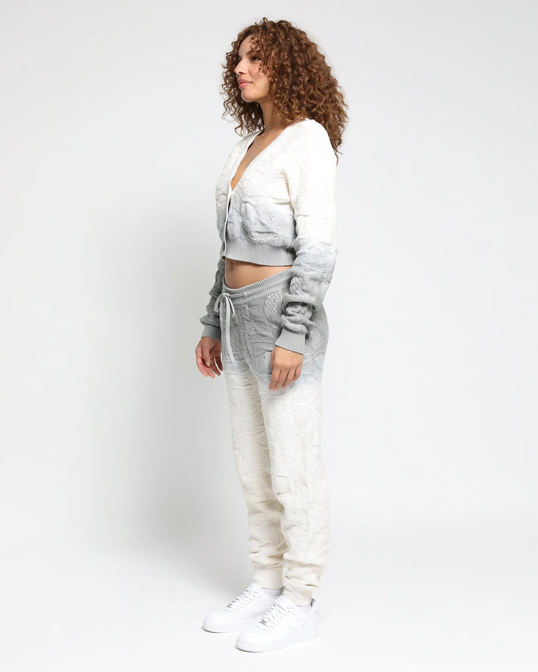 Crossover Netting Sweater Joggers