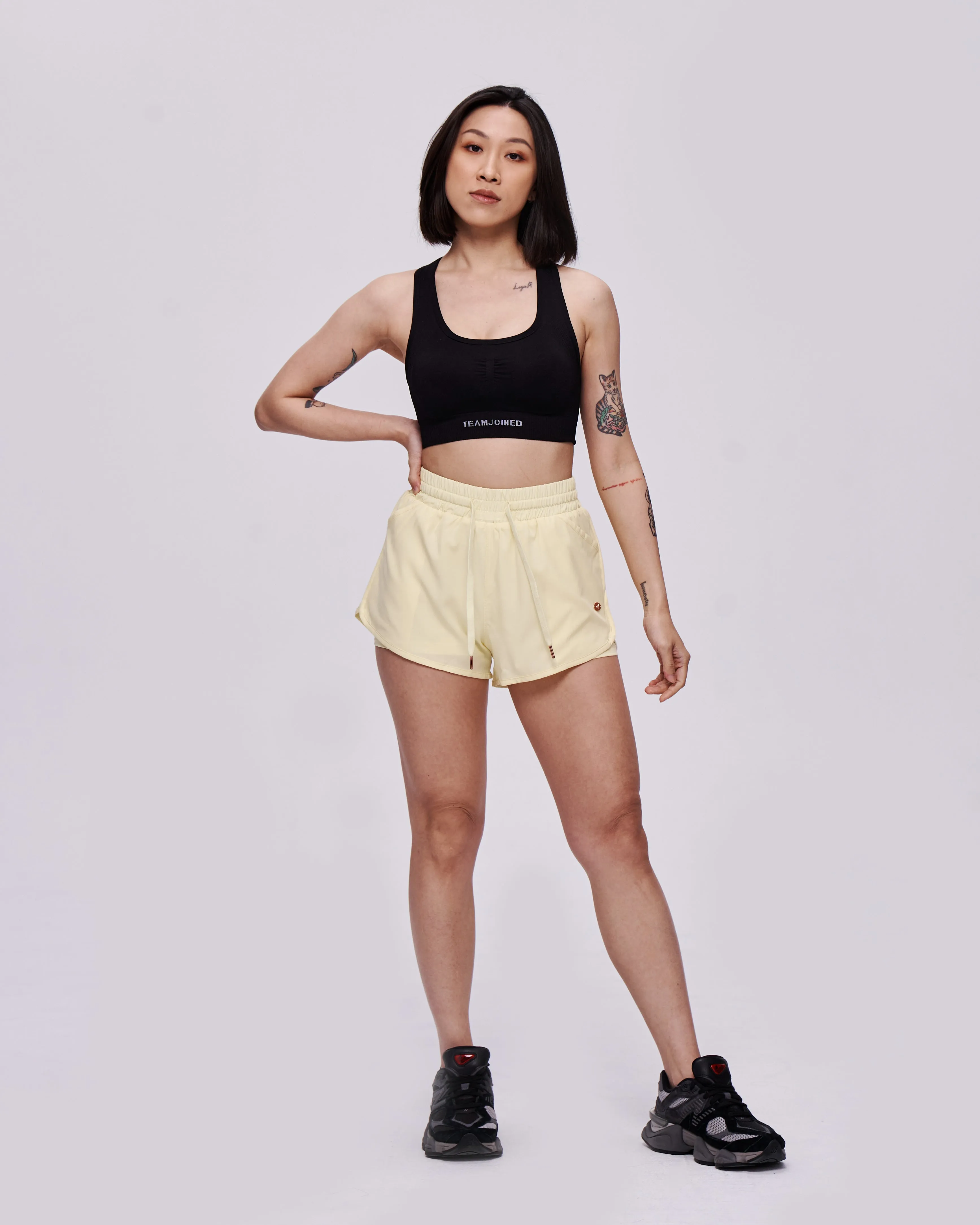 CSL High-Waisted Sporty Shorts