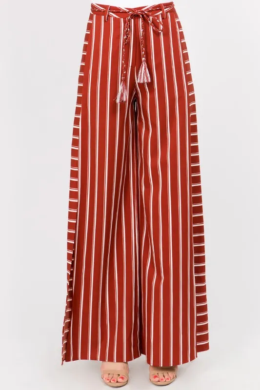 Darling Red Striped Pants