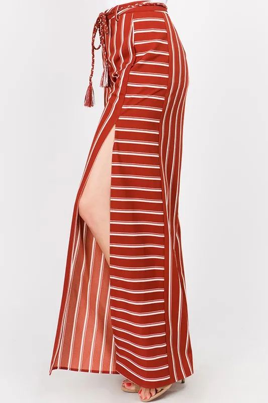 Darling Red Striped Pants