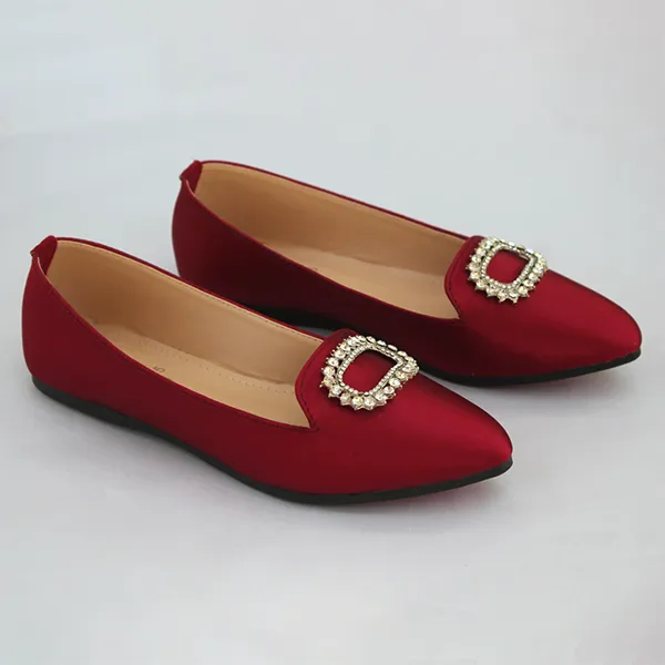 Fancy & Stylish Maroon Pumps for women