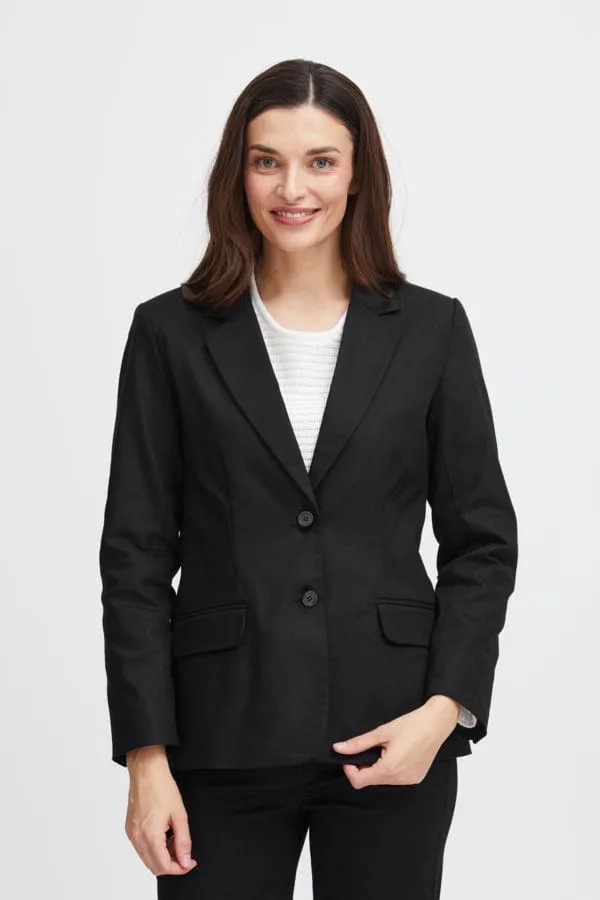 Fransa Tailored Blazer Black