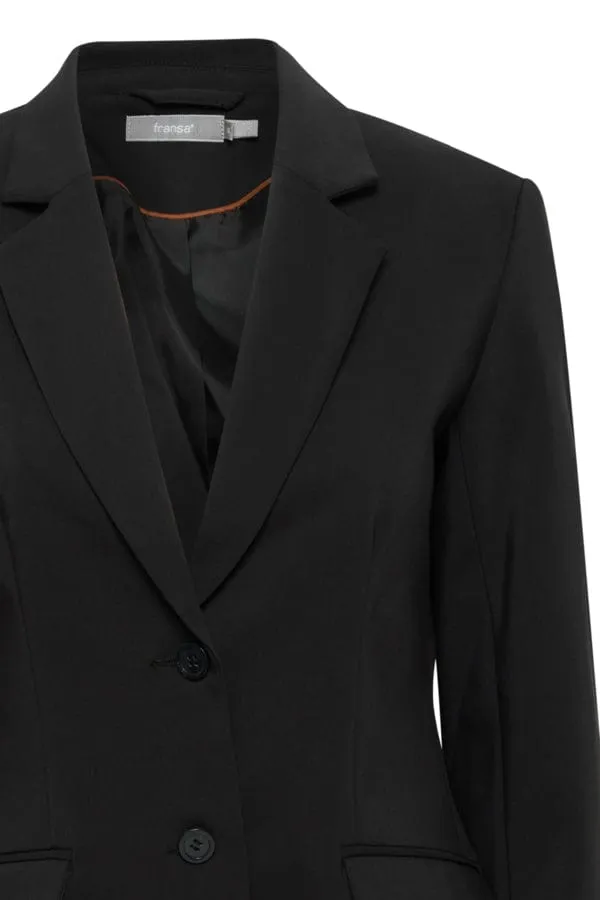 Fransa Tailored Blazer Black