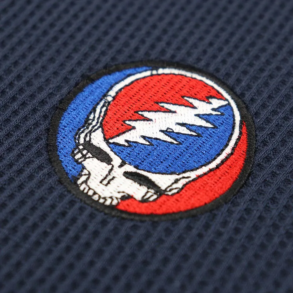 Grateful Dead | Thermal Henley | Navy Steal Your Face