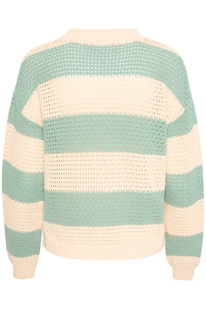 Green Striped Knit