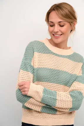 Green Striped Knit