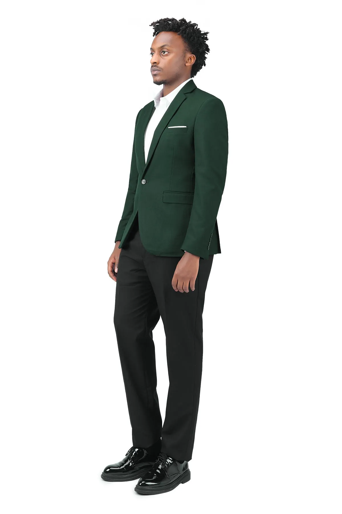 Green Stylish Blazer One Button Casual Blazer