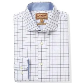 Greenwich Tailored Shirt - Purple Check