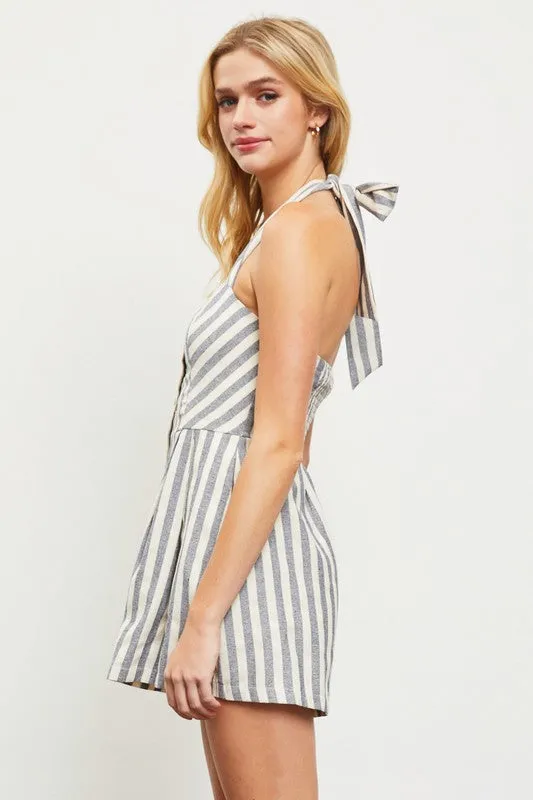 Hannah Striped Romper