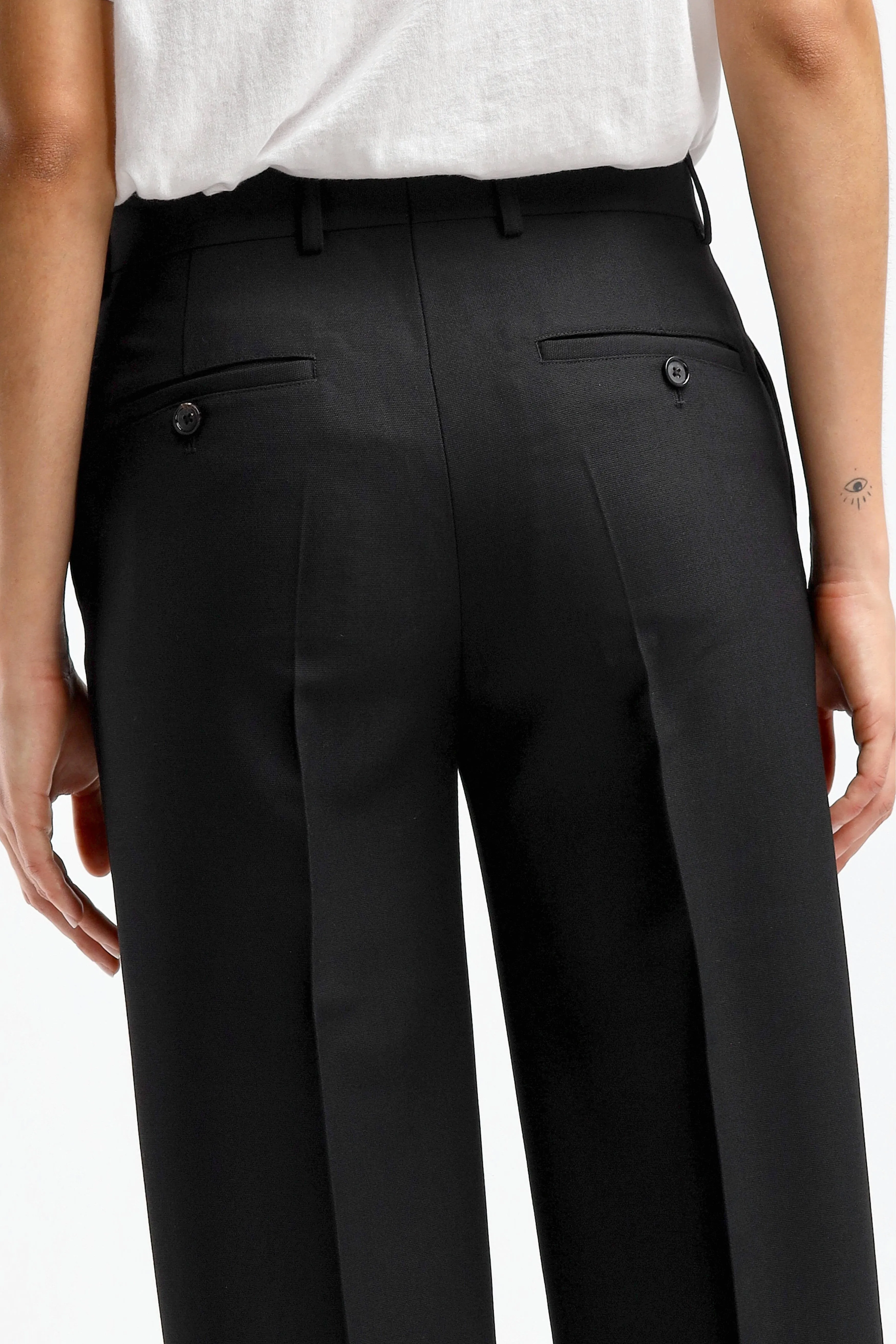 Hose Tailored Suit in Schwarz