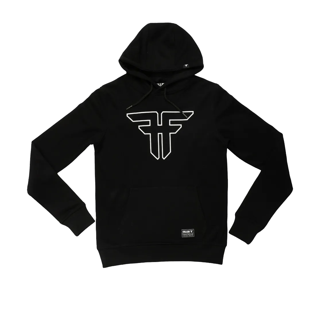 KIDS / TRADEMARK HOODIE BLACK/WHITE