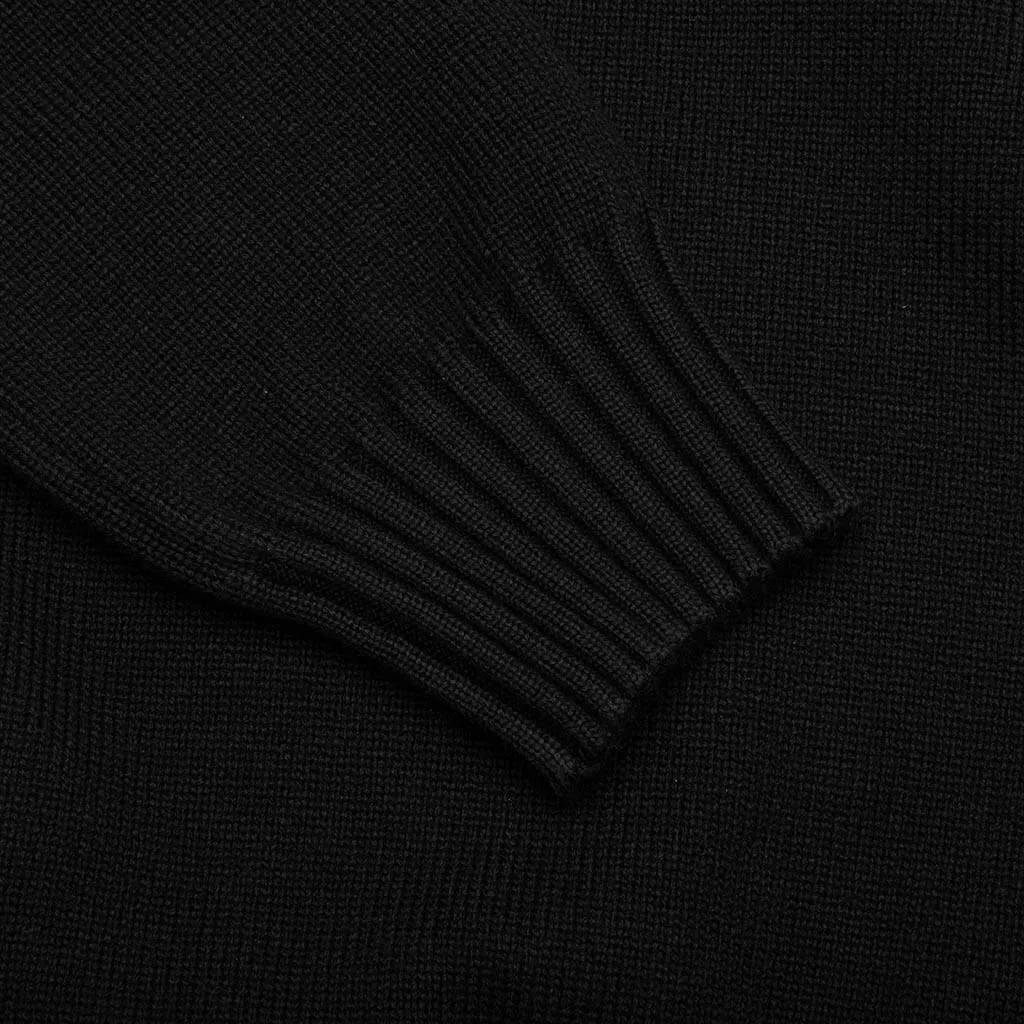 Knitted Sweater - Black